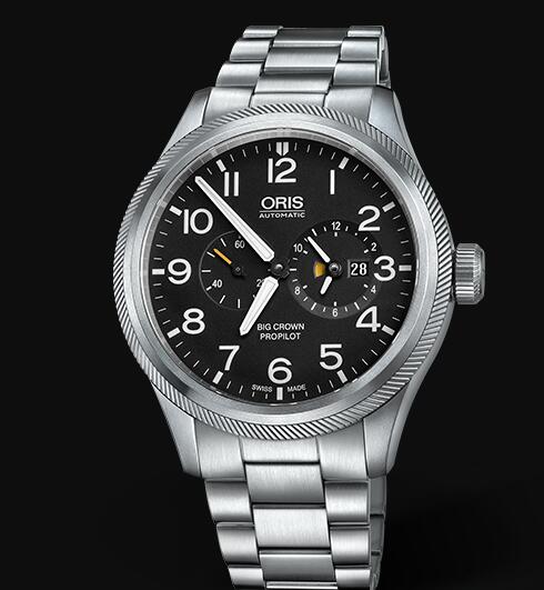 Oris Aviation Big Crown Pointer WORLDTIMER 44.7mm Replica Watch 01 690 7735 4164-07 8 22 19-1
